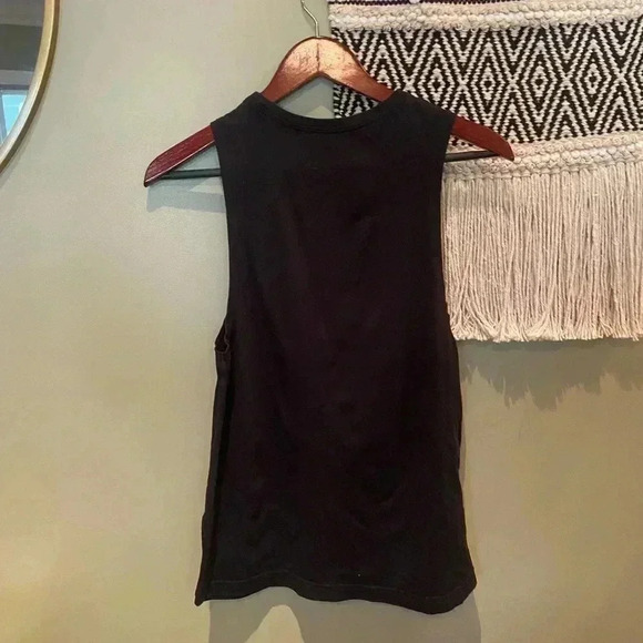 NIKE WOMENS BLACK TANK TOP ATHLETIC WORKOUT MUSCLE TANK SMALL - Picture 3 of 8